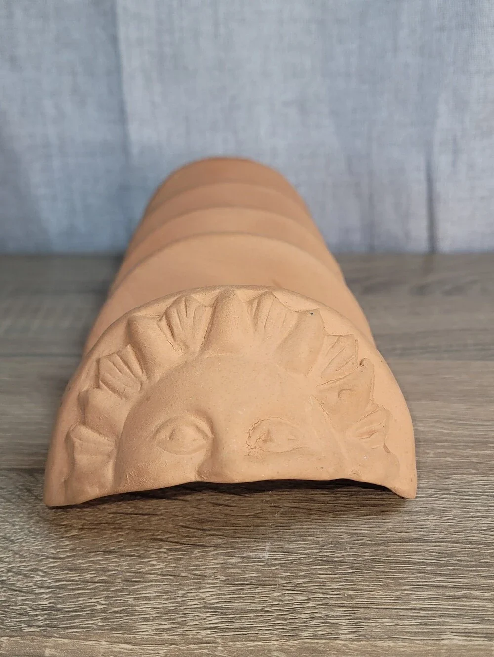 Bentson-West Terracotta Sun Accent Taco Holder Natural Terra Cotta Vintage